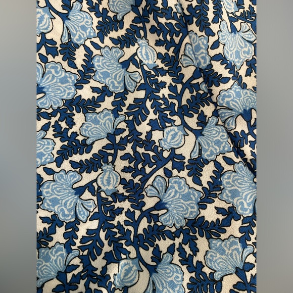 NWT Morgan Taylor Blue Floral Maxi Dress - Picture 4 of 7